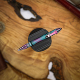 HERETIC KNIVES THOTH TITANIUM IN MIAMI VICE CEL SHADE
