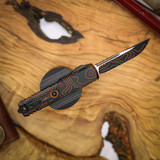 MICROTECH ULTRATECH S/E GEN IV SIGNATURE SERIES TOPOGRAPHIC BLACK/ORANGE CAMO STANDARD 11214-1TPBKORCS