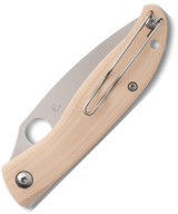 SPYDERCO MANTRA 4 WHITE G-10 PLAIN EDGE LINER LOCK