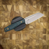 AXIAL KNIVES ALPINE ULTRALIGHT SHEEPSFOOT, MAGNACUT, DENIM MICARTA, STONEWASH CCAXL8