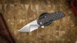 ATTN 2 DETAIL MARK 1 GEN 4 LARGE STONEWASH SATIN MAGNACUT, HISSATSU COMPOUND GRIND, TITANIUM TREADPLATE, BLACKENED TI FINISH