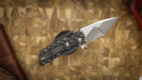 ATTN 2 DETAIL MARK 1 GEN 4 LARGE STONEWASH SATIN MAGNACUT, HISSATSU COMPOUND GRIND, TITANIUM TREADPLATE, BLACKENED TI FINISH CCA2D26-3