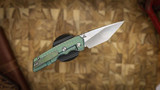 Attn2Detail Mark 3 Gen 4 Large Stonewash Satin MagnaCut, Hissatsu Rising Grind, Contoured Frag Shipwreck Anodized - View 2