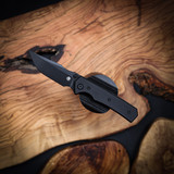 Chaves Knives  Arison  Street  Black  PVD  Linerlock Blue Label Black G-10 BL  PVD  Drop Point