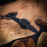 Chaves Knives Disciple  Street  Black  PVD  Linerlock Blue Label Black G-10 BL  PVD  Drop Point
