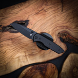 Chaves Knives Phase  229  Black  PVD  Linerlock Blue Label Black G-10 BL  PVD  Drop Point