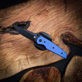 Chaves Knives Disciple  Street  Black  PVD  Linerlock Blue Label Blue G-10 BL  PVD  Drop Point