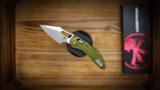 Microtech M-Stitch Ram-Lok Stonewash Standard Frag Aluminium OD Green