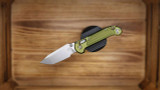 Microtech LUDT Ram-Lok Tanto Stonewash Standard OD Green 1136RL-10FROD