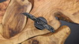 Heretic Knives Jinn Manual Topographic – Premium Magnacut Folding Knife with Unique Engraved Design for Everyday Carry & Outdoor Adventures