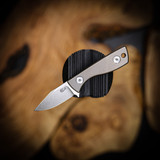 Auxiliary Manufacturing Runt Fixed Blade Knife - M390 Premium Titanium Production Quality