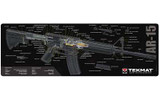 TEKMAT CUTAWAY RIFLE MAT AR15 BLK RSR|TEKR36-AR15-CA