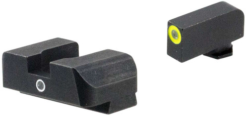 AmeriGlo GL5301 i-Dot Sight Set for Glock Green Tritium LumiGreen Outline Front Sight-Green Tritium Rear Sight TSW|100820