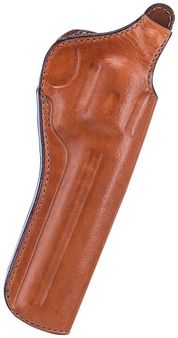 Bianchi 12688 111 Cyclone Belt Holster Size 09 OWB Open Bottom Style made of Leather with Tan Finish, Strongside/Crossdraw & Belt Loop Mount Type fits 8.3" Barrel Colt Anaconda for Right Hand TSW|29849