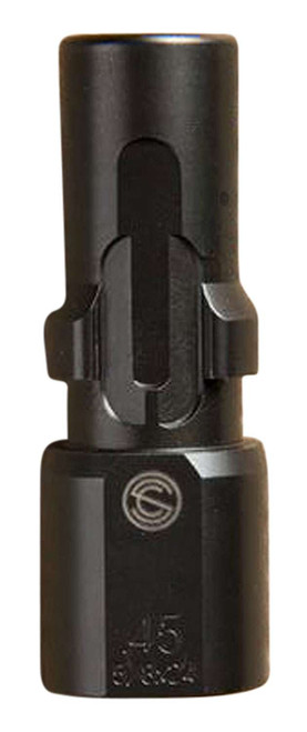 SilencerCo AC2605 3-Lug Muzzle Device Black with .578"x28 Threads for 45 ACP TSW|104655