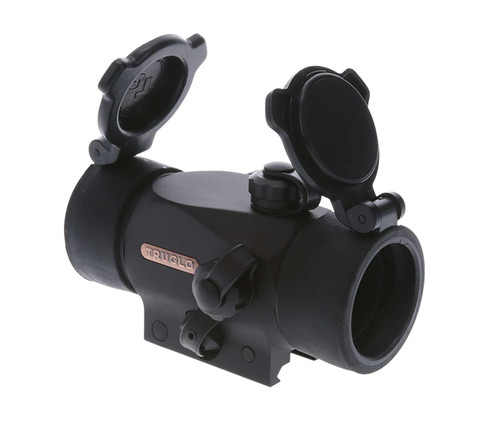 TruGlo TG-TG8230B Triton Black Anodized 1x 30mm 5 MOA Illuminated Tri-Color Dot Reticle Clamshell Packaging TSW|135922