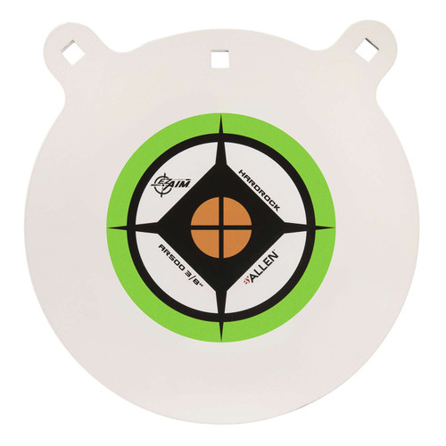 EZ-Aim 15599 Hardrock 12" AR500 Steel Gong Shooting Target .38" Thickness Black / Green / White TSW|143526