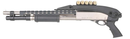 Advanced Technology TFS0600 Shotforce Shotgun Stock Top Folding Black Synthetic for Moss 12/20 GA, Rem 870 12 GA, Win 12/20 GA TSW|11635
