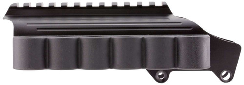 TacStar 1081035 Sidesaddle Rail Mount Remington 870/1100/1187 12 Gauge 6rds Black Polymer w/Aluminum Mounting Plate TSW|16177