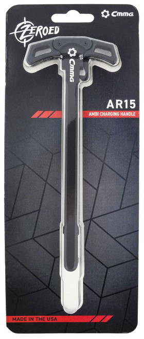 CMMG 55BA5A4 Charging Handle Zeroed Ambidextrous 7075-T6 Aluminum for AR-15 Platform TSW|140913