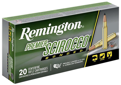 Remington Ammunition 29335 Premier Scirocco Bonded 7mmRUM 150gr Swift Scirocco Bonded 20 Per Box/10 Case TSW|34873