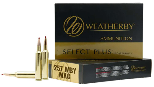 Weatherby H257110ELDX Select Plus 257WthbyMag 110gr Hornady ELD-X 20 Per Box/10 Case TSW|119455