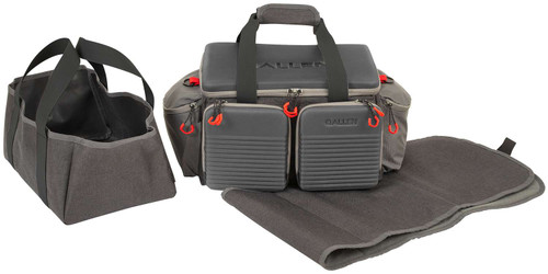 Allen 8325 Competitor Premium Gray Molded Lockable Range Bag w/Internal Tote & Fold-Up Gun Mat TSW|133251
