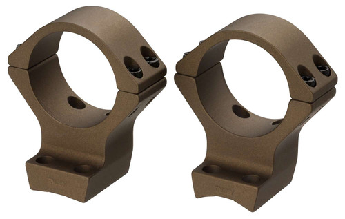 Browning 12541 X-Bolt Scope Mount System X-Lock Burnt Bronze Cerakote Aluminum 34mm Tube, Medium Rings TSW|118673