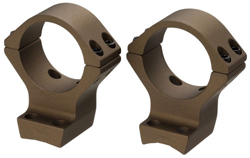 Browning 12533 X-Bolt Scope Mount System X-Lock Burnt Bronze Cerakote Aluminum 1" Tube, High Rings TSW|118668