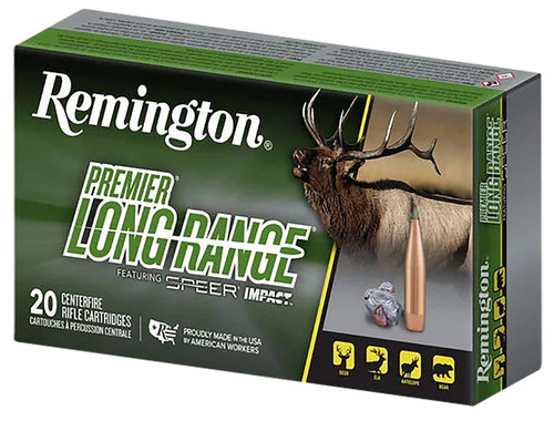 Remington Ammunition R21347 Premier Long Range 300RUM 190gr Speer Impact 20 Per Box/10 Case TSW|150636