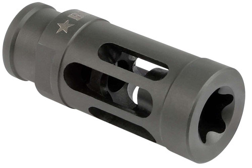 BCM GFCMOD1762 BCMGunfighter Compensator Mod 1 Black Stainless Steel with 5/8"-24 tpi Threads for 7.62mm, 300 Blackout AR-Platform TSW|14533