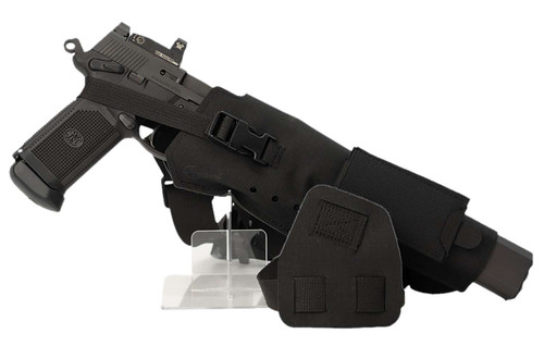 Cole-tac VWX101 Varmint Wrangler XL Pistol Holder Chest Black Right Hand TSW|185096