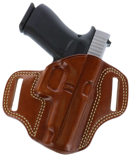 Galco CM270 Combat Master OWB Tan Leather Belt Slide Fits Browning Hi-Power/Springfield SA-35/Girsan MC P35/Match Right Hand TSW|153583