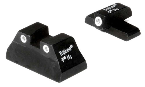 Trijicon 600268 Bright & Tough Night Sights Green/Tritium White Outline Front Sight-Green/Tritium White Outline Rear Sight H&K USP Compact TSW|32525