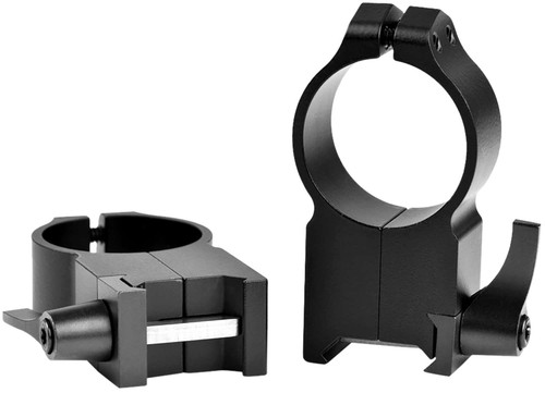 Warne 217LM Vertical Rings Maxima Matte Black 30mm Ultra High Quick Detach 0 MOA TSW|89797
