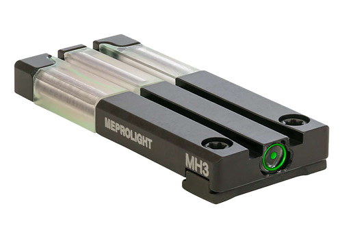 Meprolight USA 631053108 FT Bullseye Rear Sight Green Tritium/Fiber Optic Glock MOS TSW|134464