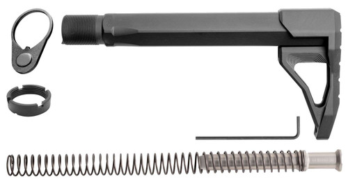 Phase 5 Weapon Systems RMSA Rifle Mini Stock Assembly Black Aluminum for AR15/AR10 TSW|110514
