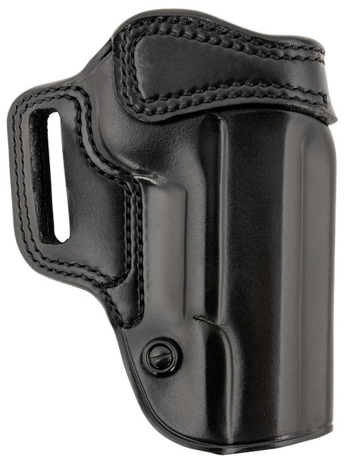 Galco AV212RB Avenger OWB Black Leather Fits 1911 5" Belt Slide, Right Hand TSW|158972