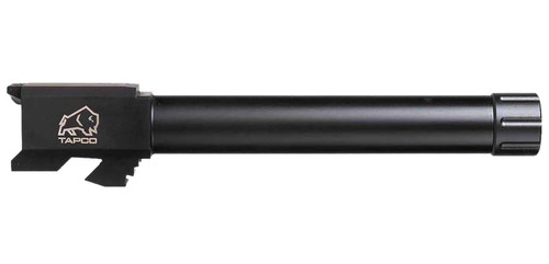 Tapco TAP22001 9mm Luger Threaded Black Nitride Stainless Steel, Fits Glock 17 Gen1-3 TSW|177193