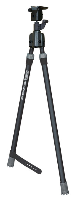 Primos 65826 Trigger Stick Bipod made of Steel with Black & Gray Finish, QD Swivel Stud Attachment Type & Medium Height (Clam Package) TSW|148180