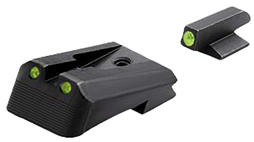 Kimber Mfg.,inc ML11219 1911 Tactical Wedge Fixed Night Sight Set Green/Tritium Black Outline Front Sight-Green/Tritium Black Outline Rear Sight TSW|170689