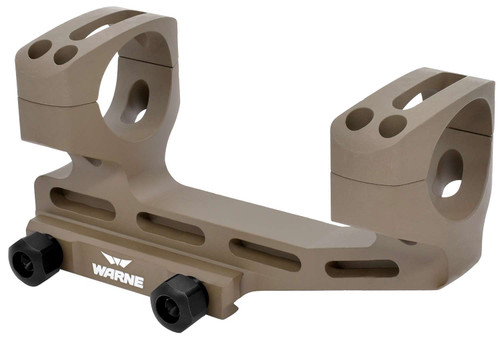 Warne LRSKEL1DE Skeletonized Scope Mount/Ring Combo Extended Dark Earth Aluminum 1" Tube MSR 20 MOA TSW|178920