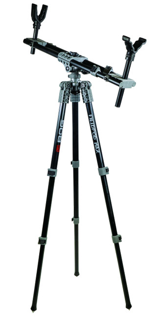Bog-Pod 1100473 Fieldpod Max Tripod with Black Finish, Spike Feet, Carry Strap, Bubble Level, Independent Leg Adjustment & 20-48" Vertical Adjustment TSW|142438