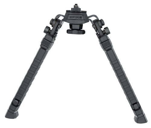FAB Defense FXSPIKEB Spike Precision Bipod 7.09"- 11.42" Adj., Rotating & Tilting, Rubber Feet, Includes Leg Extensions, Picatinny Rail Compatible Black Polymer & Aluminum TSW|158203