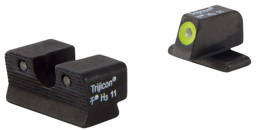 Trijicon 600751 HD Night Sights Green/Tritium Yellow Outline Front Sight-Green Tritium Black Outline Rear Sight Springfield XD-S/XD-E TSW|19148