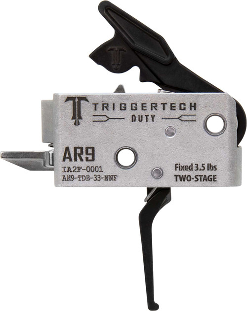 TriggerTech AH9TDB33NNF Duty Flat Trigger Two-Stage 3.50 lbs Draw Weight Fits AR-9 TSW|153892