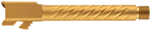 Ballistic Advantage BAPSG175T3G Premium Series 9mm Luger Fits Glock 17 Gen 5 Fluted Threaded Gold PVD Stainless Steel TSW|160220