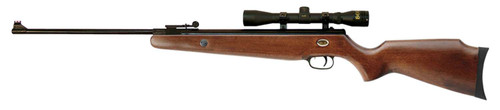 Beeman 1051 Teton Combo Spring Piston 177 Pellet Black Rec/Barrel Hardwood Stock Includes 4x32mm Scope TSW|13003