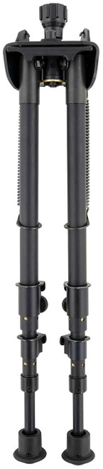 Harris Bipods S-25CP Swivel 25C Picatinny, 13.50-27", Black Steel/Aluminum, Rubber Feet TSW|147923