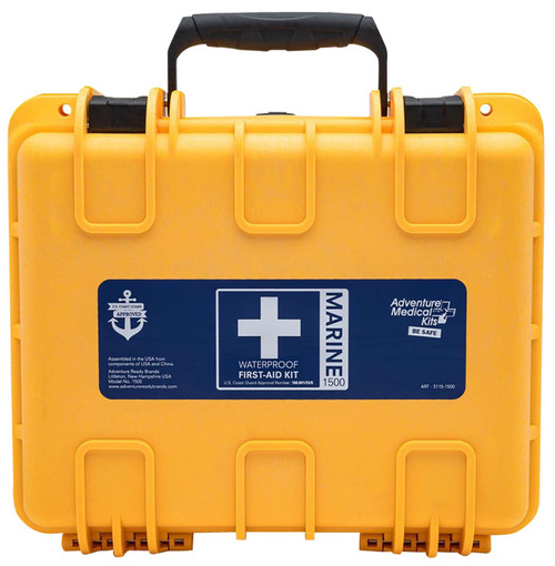 Adventure Medical Kits 01150601 Marine 600 Treats Injuries/Illnesses Waterproof Yellow TSW|152203